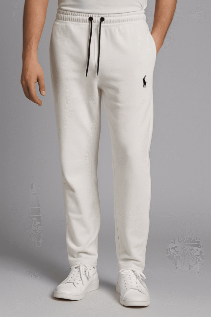 Baggy Polo Trouser - White