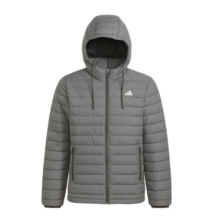 Men's Plain Grey Puffer Jacket